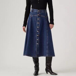 Levi's Premium Western Denim Skirt SZ 26